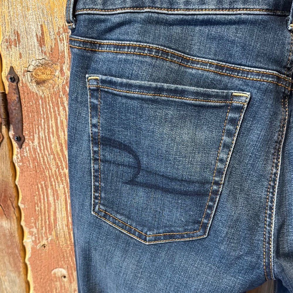 American Eagle Outfitters Artist’s Flare Women's Blue denim jean sz 10 XL - Picture 6 of 14